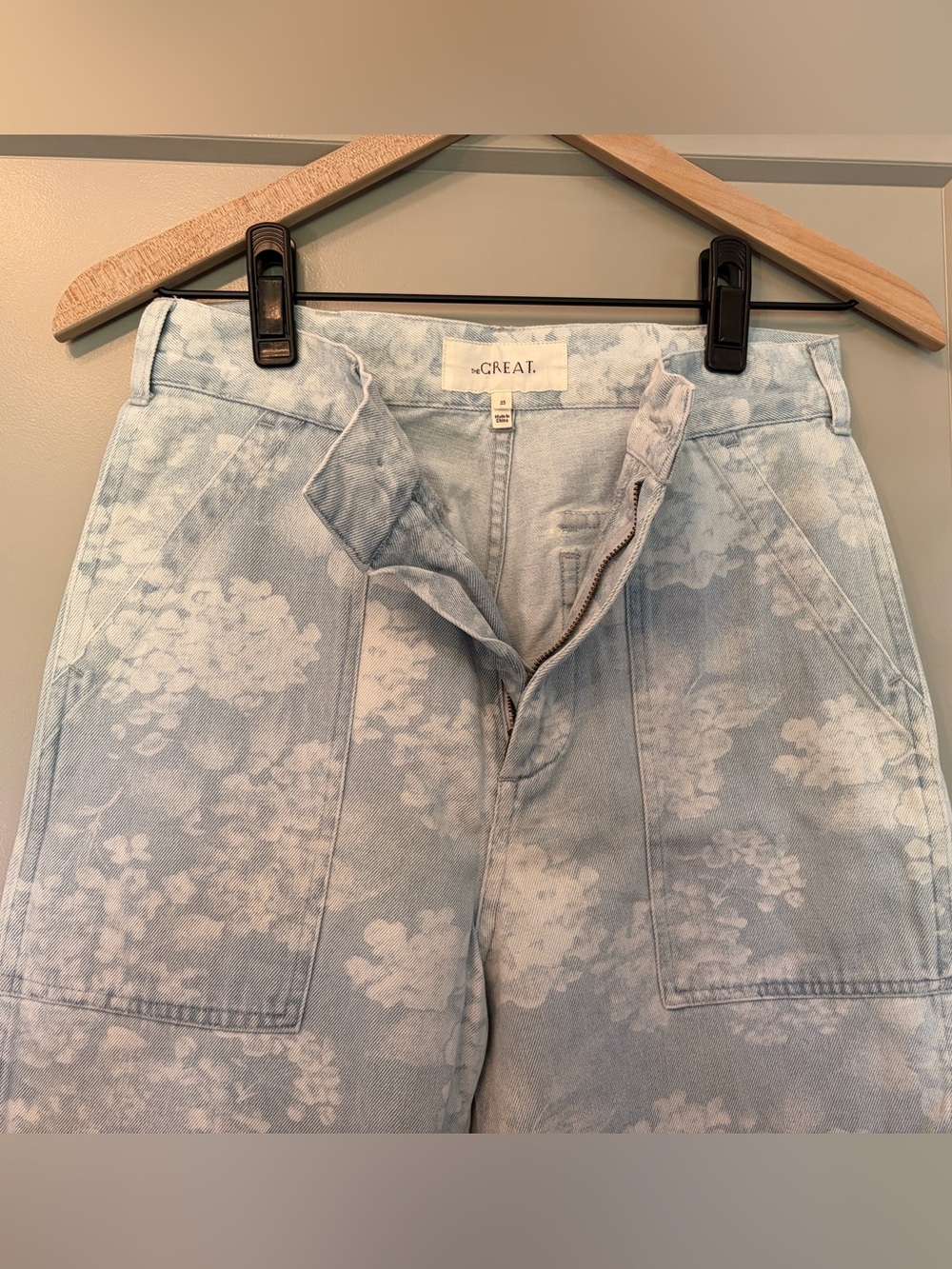 The Great - Floral Print Jeans - Size 25